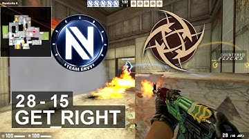 GeT_RiGhT POV 28-15 vs. #EnVyUs (CSGO ESL Pro League Season 3)