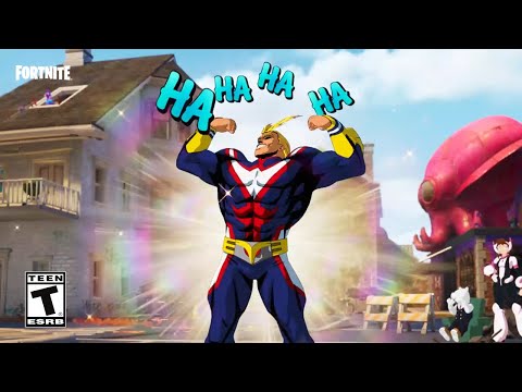 Fortnite My Hero Academia EMOTES In Action!