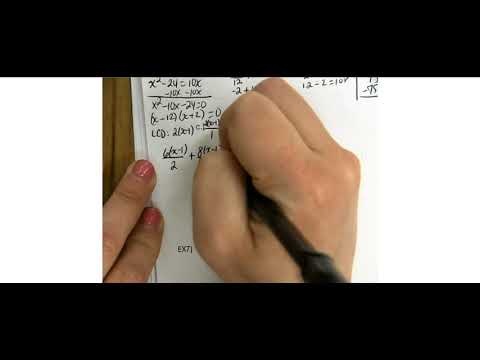 A2T 8 6 Solving Rational Equations Day 2 Video Lesson - YouTube