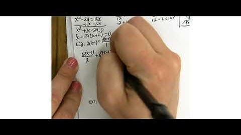 A2T 8 6 Solving Rational Equations Day 2 Video Lesson