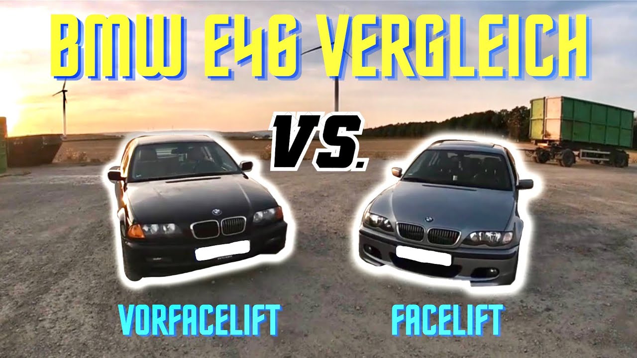 BMW E46 VORFACELIFT vs. FACELIFT - der Vergleich (Stabile Mobile) - YouTube