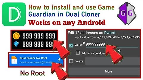 How to Install & Use Game Guardian in Dual Cloner | No Root  