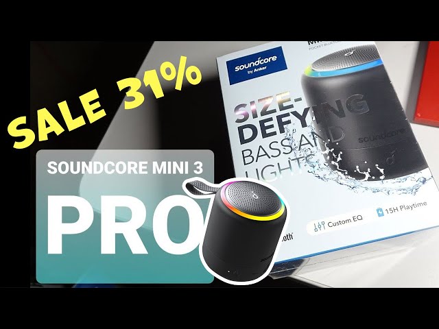 ANKER SOUND CORE MINI 3 PRO GIẢM 31% NHỮNG NGÀY CUỐI NĂM | Minh Tuấn Mobile