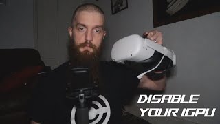 Disable then enable - Oculus Link Dots Fix - 2022-01-08