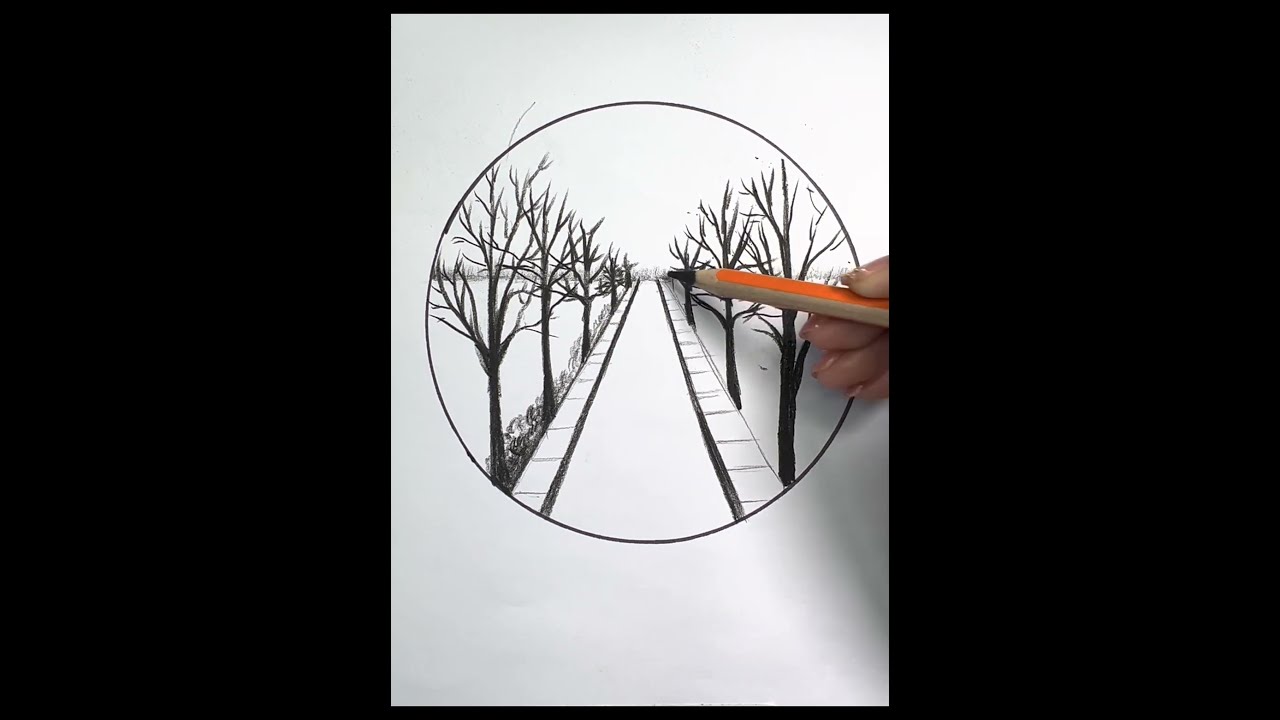 零基础一直铅笔画风景（Draw a landscape even for beginners