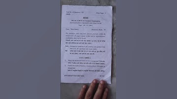 M.Com 1st semester// Management theories and practices//Question paper//2023-24 hpu