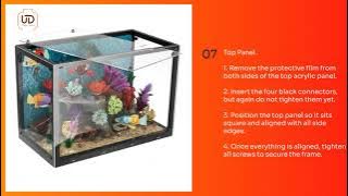 Uniquedisplay Display Case for LEGO 10366 Tropical Aquarium – Assembly Tutorial