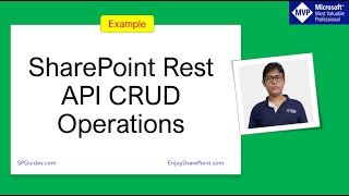 SharePoint rest api crud operations | CRUD operation in SharePoint Online using rest api