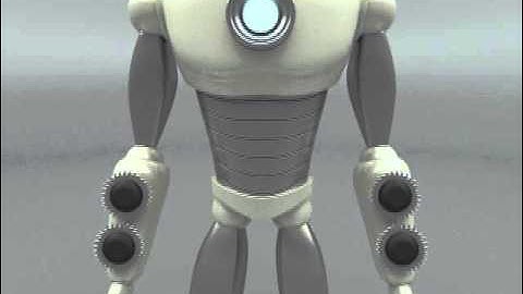 3ds Max Robot Weapons Systems Test