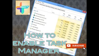 Windows : How to enable / disable taske menager