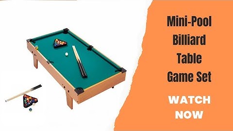 Mini-Pool Billiard Table Game Set Unboxing  | Table Pool