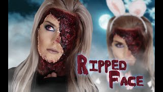 Ripped Face - SFX Makeup tutorial | Partykungen.se