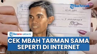 Pelapor Mbah Tarman Akui Punya Bukti Kuat: Cek Rp 3 M Sama seperti Dokumen yang Beredar di Internet