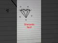 DIAMANTE FÁCIL 💎 #adoroserdesenhista #drawing #ilosoesdesenho #arte #tutorial #satisfying