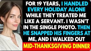 My Family Treated Me Like the Holiday Chef—Until He Snapped His Fingers at Me