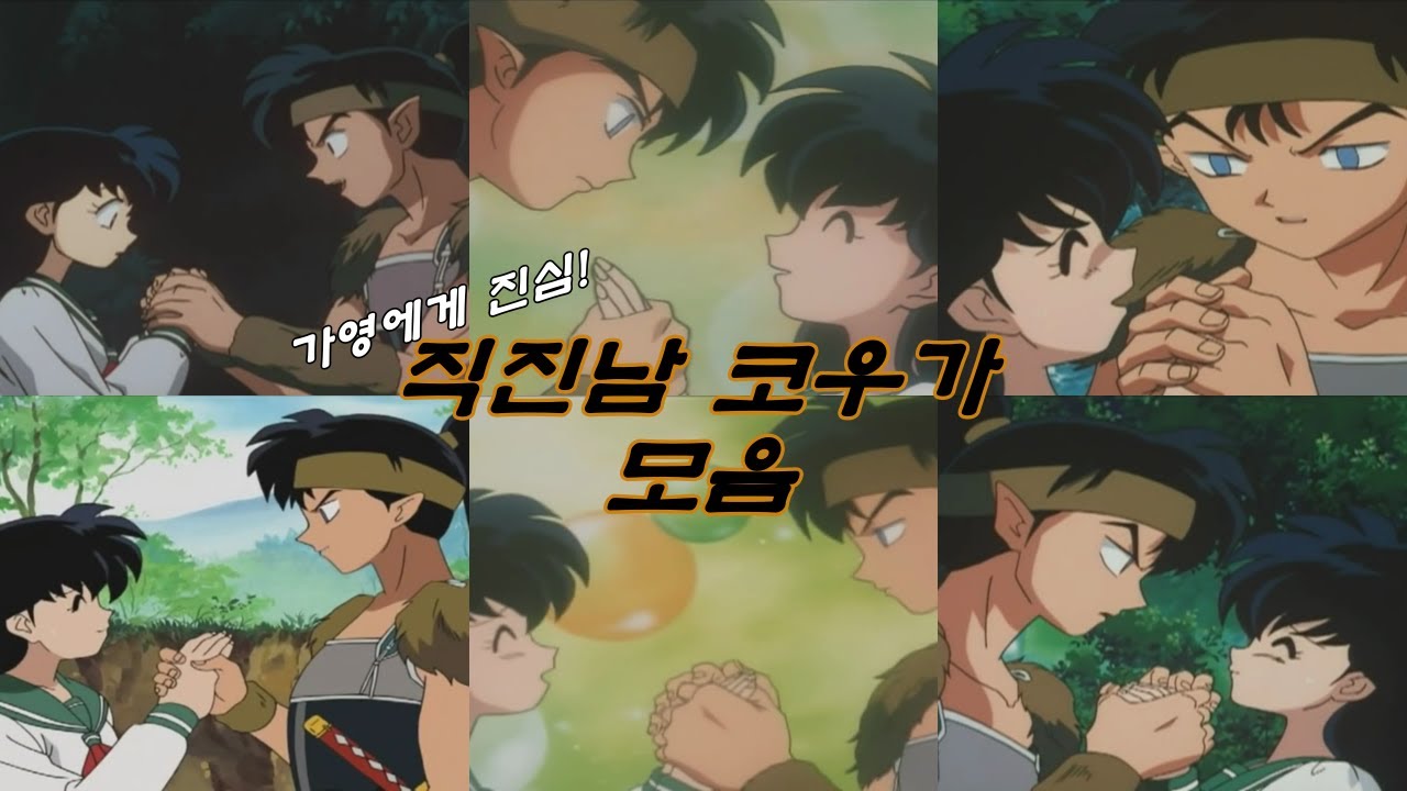 이누야샤 직진남 코우가 모음