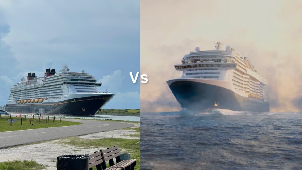 (CUSTOM HORN BATTLE) Disney Treasure vs Disney Wish YouTube