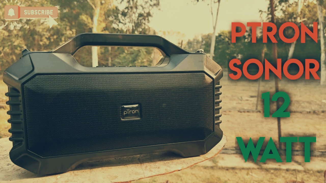 pTron Sonor 12 watt Bluetooth Speaker. Review + SoundTest.