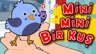 Mini Mini Bir Kuş Donmuştu | Eğlenceli Bebek ve Çocuk Şarkısı | Çizgi Film | Tatlış Tavşan Resimi