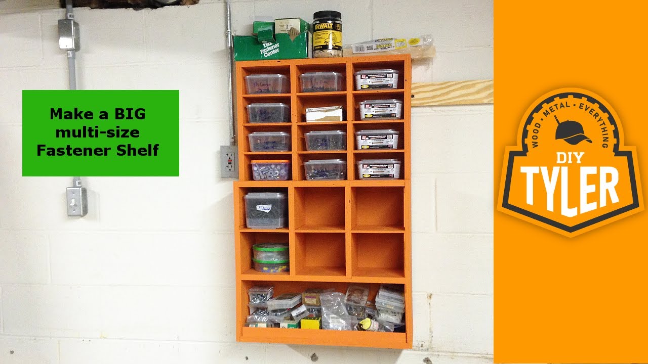 Fastener Storage Organization Shelf YouTube