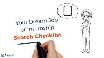 Your Dream Job or Internship Search Checklist