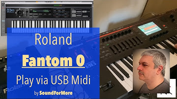 Roland Fantom 0/06/07/08 Music Workstation - Tutorial 2: Play Plug-in D50 in Ableton Live (USB MIDI)