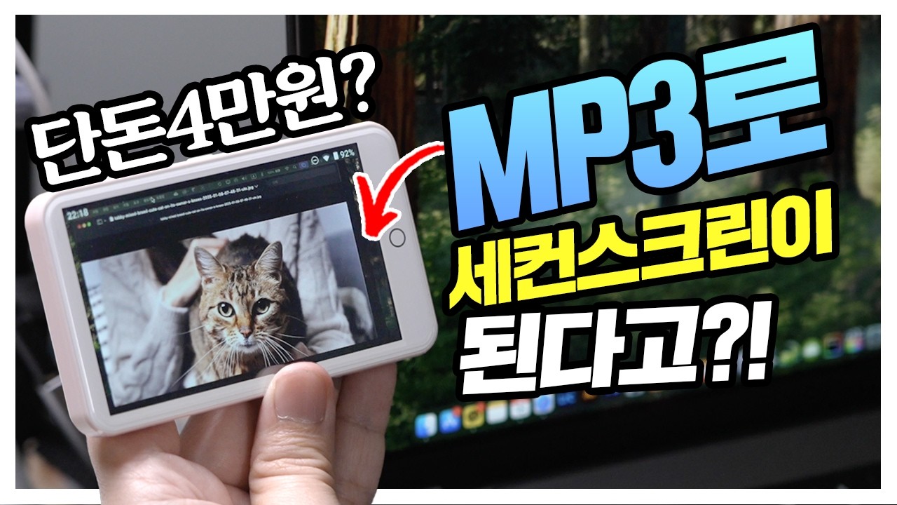 헐 단돈4만원 MP3 플레이어가 세컨스크린으로 변신? oilsky M393 Pro [행복템]