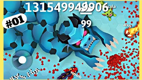 Snake io 🐍 game i Reached by highest +point in this map and the record top1 Epic delicious! gameplay