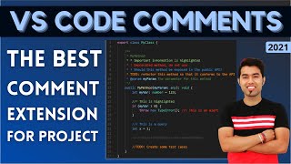 🔥 The BEST VS CODE COMMENT EXTENSION, YOU MUST HAVE IN 2021