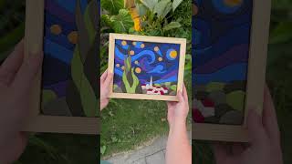 ✨ Starry Night Kinusaiga - DIY Fabric Art