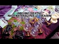 UNBOXING CREATIVO : NUOVI MATERIALI PER LE CREAZIONI