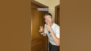 TUTORIAL Go through objects #TREND 👀😂#trend #creative #backstage #magic #tutorial #shorts