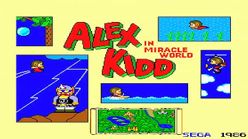 Alex Kidd In Miracle World part 1 sega master system fusion emulator pc