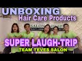 UNBOXING HAIR CARE PRODUCTS💯SUPER LAUGH-TRIP #TeamTevesSalonandSpa #Keratintherapy #Amazingamazon