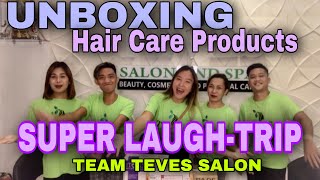 UNBOXING HAIR CARE PRODUCTS💯SUPER LAUGH-TRIP #TeamTevesSalonandSpa #Keratintherapy #Amazingamazon