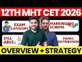 12TH MHT CET 2026 OVERVIEW + STRATEGY | MHT CET 2026 PREPARATION | JR COLLEGE |
