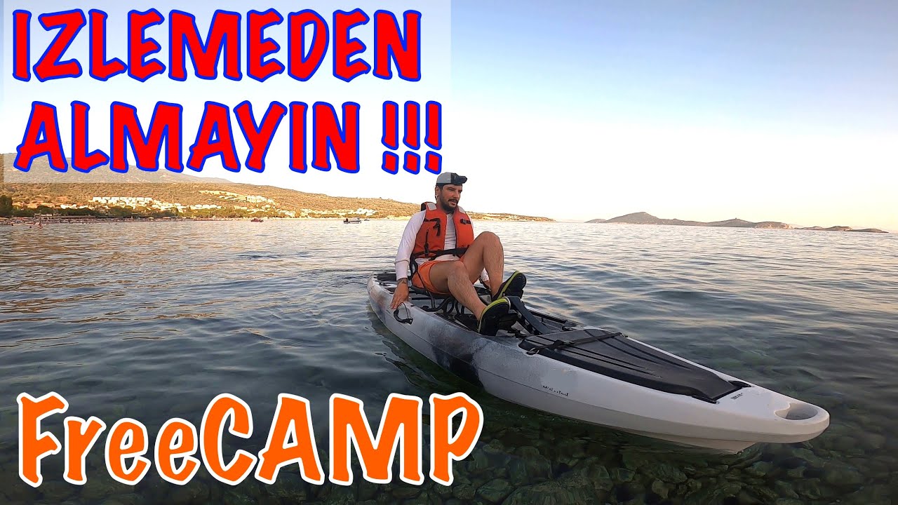 FREECAMP Kano TESTİ Izlemeden ALMAYIN !!! Fishing Kayak Stability Test