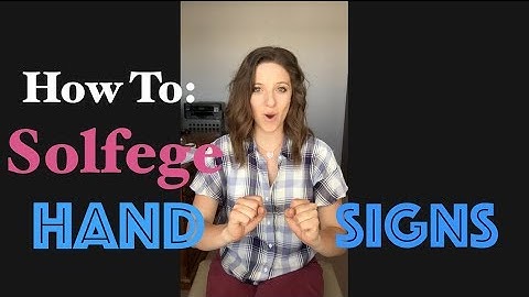 Solfege Video: Do, Mi, Sol