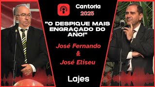 Cantoria: 'O Despique Mais Engraçado do Ano!' Com José Fernando e José Eliseu - Lajes 2025