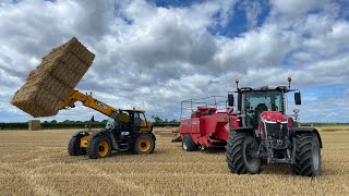 Gone baling walk round and square bales.