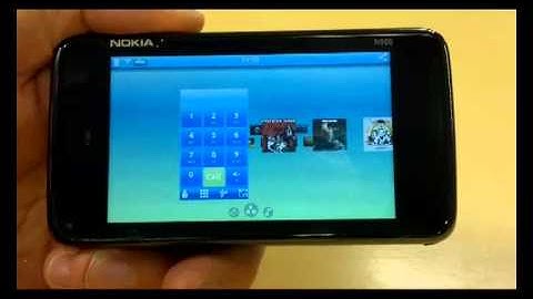 CyberCom UI - MeeGo Parallex Media Desktop Demo with Phone Functionality