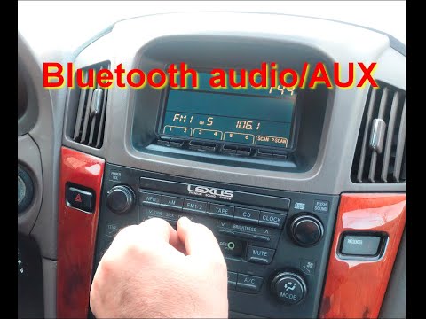 Bluetooth audio/AUX в Lexus RX300