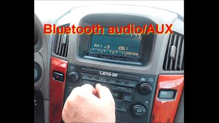 Match Highlights Bluetooth audio/AUX в Lexus RX300
