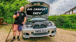 E46 BMW 325ci Oil Change? EASY!