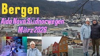 AIDA Nova Südnorwegen März 2026 | Bergen
