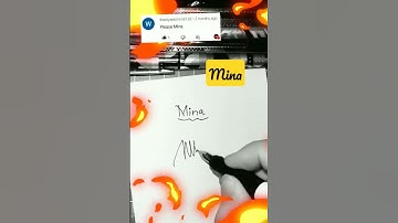 Mina Signature Style 💯🍀#shorts #summerofshorts #howtosign