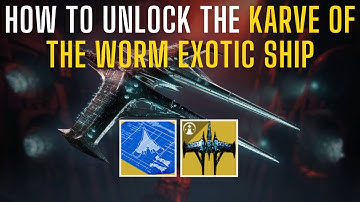 How To Unlock the Karve of the Worm Exotic Ship (All 7 Oracle Locations) | Destiny 2 Into the Light