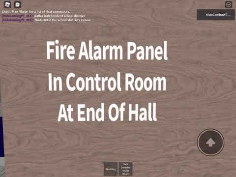 Westone Ms Middle School Fire Drill Fire Alarm Test Roblox Youtube - fire alarm control panel roblox