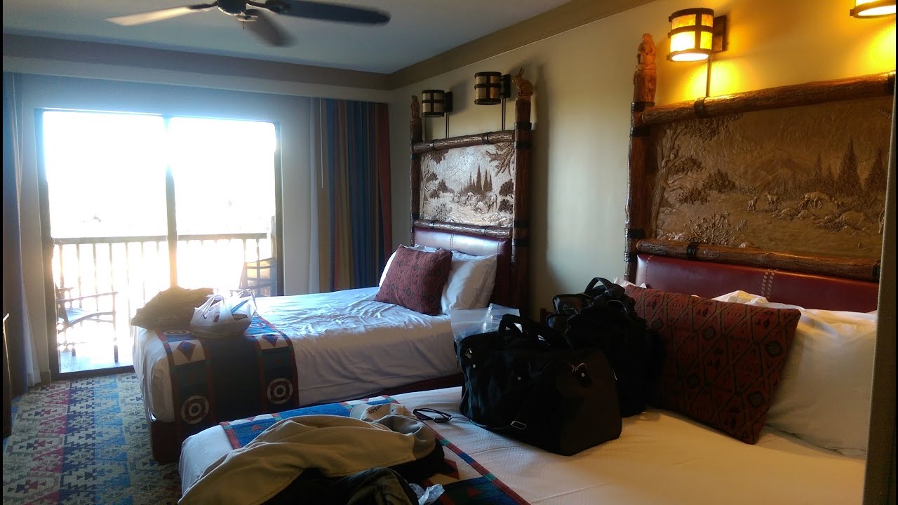 Disney's Wilderness Lodge (Standard View Room Tour) Rm. 4026 YouTube
