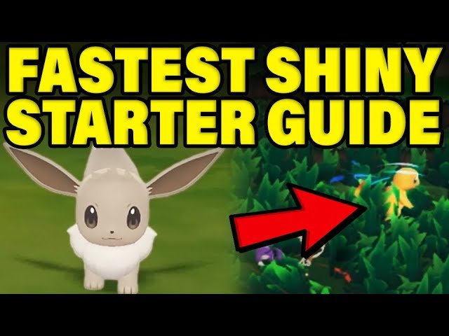 Fastest Shiny Starter Pokemon Guide Pokemon Let S Go Shiny Pokemon Guide Youtube